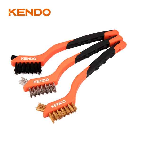 Bộ bàn chải mini 3 cái kích thước 175mm Kendo - 31101