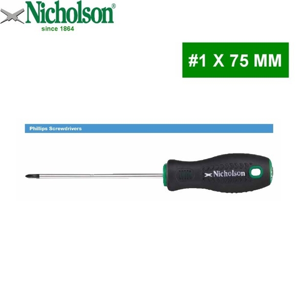 Tua vít Bake PH1x75mm Nicholson P1075