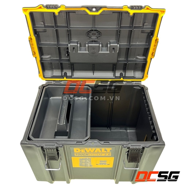 Thùng đồ nghề nhựa 55.5x37.5x41.5cm TOUGHSYSTEM 2.0 DEWALT DWST83342-1