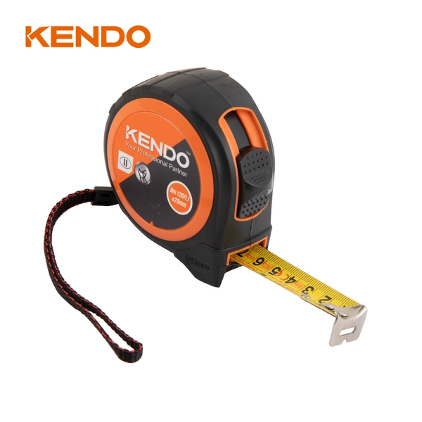 Thước cuộn thép hệ mét và inch 8m / 26ft × 25mm Kendo -35013