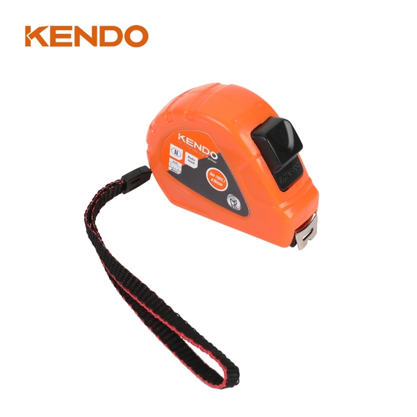 Thước cuộn thép tự khóa hệ mét và inch 3m / 10ft × 16mm Kendo -35026