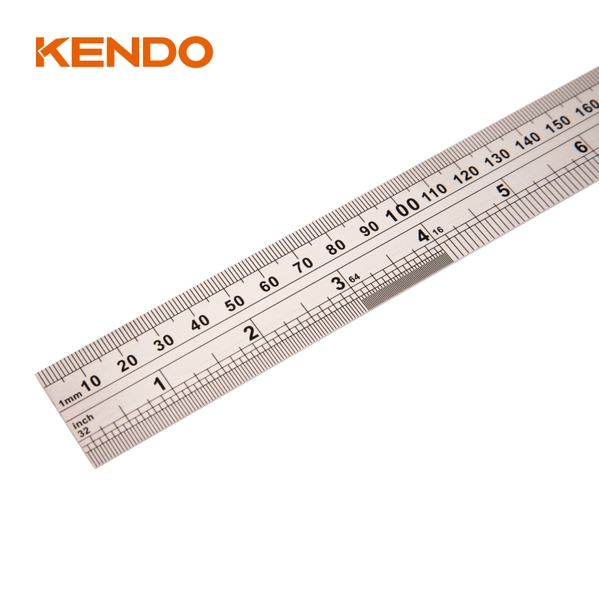 Thước lá 39 inch 1000mm chất liệu thép không gỉ Kendo - 35313