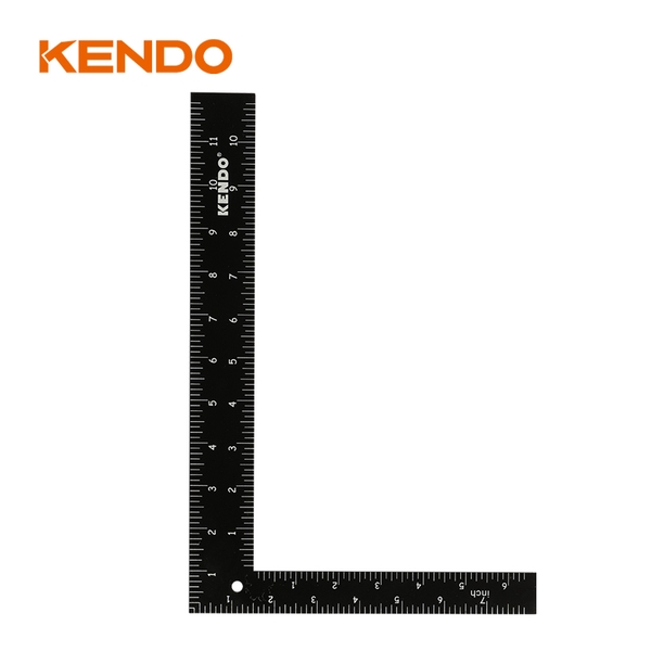 Thước đo góc vuông hệ mét và inch kích thước 200mm × 300mm Kendo -35319