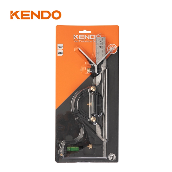 Thước góc thủy đa năng đo hệ mét và inch kích thước 12 inch 300mm Kendo - 35320