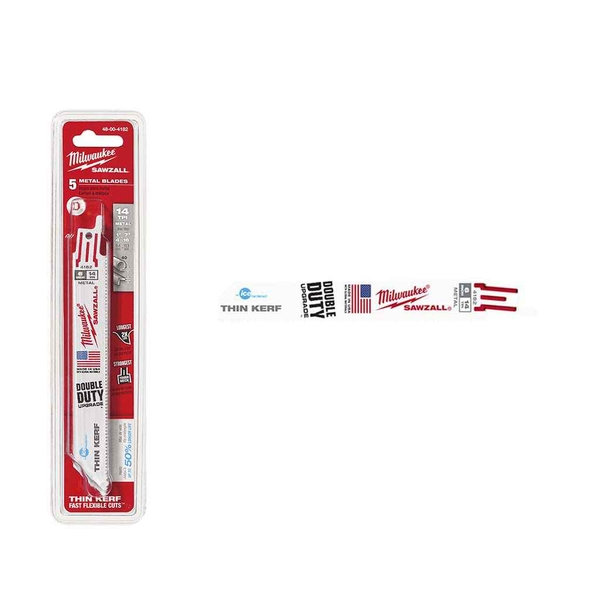 Lưỡi cưa kiếm sắt TORCH loại mỏng T14-152.4mm 48-00-4182 Milwaukee