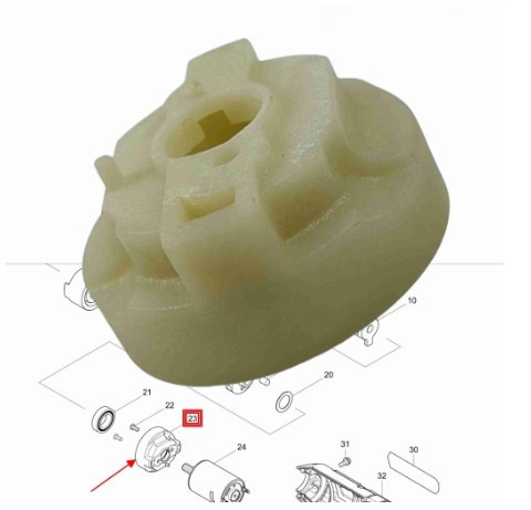Hộp nhông TD022D Makita 451522-7