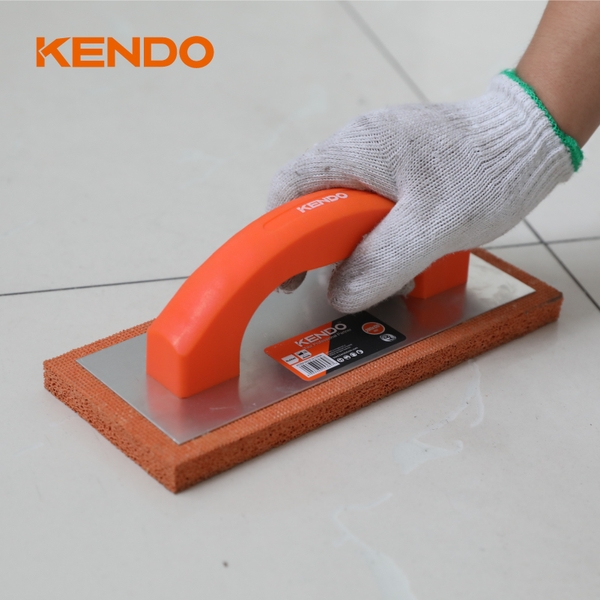 Bàn chà xốp chất liệu đế cao su kích thước 240x100x15mm Kendo - 45364