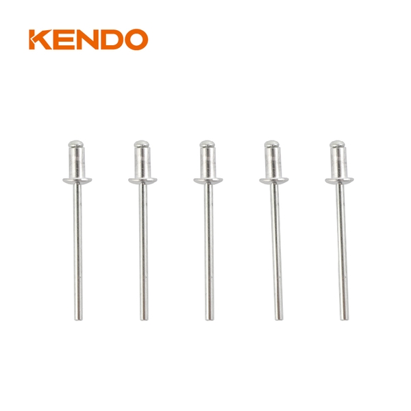 50pc round-head sealed Metal semi-hollow Rivets for leathers Kendo - 45614