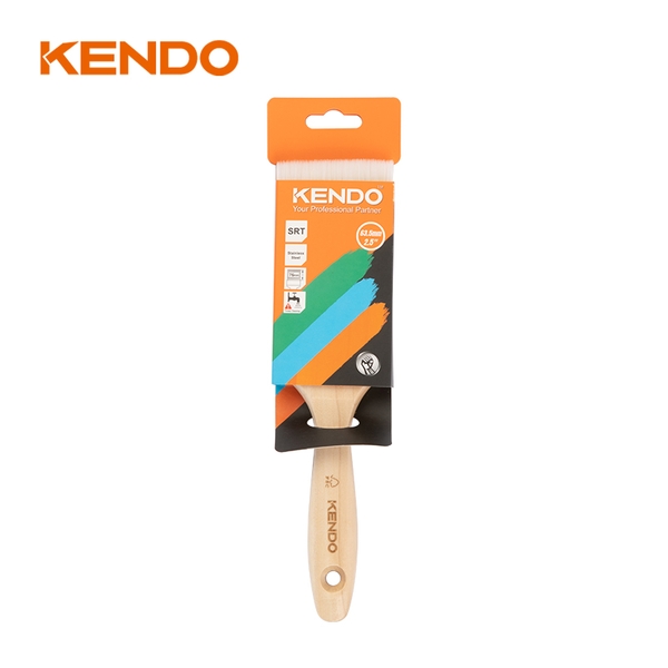 Cọ sơn tay cầm gỗ bản 50.8mm Kendo - 46203