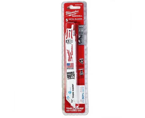 Lưỡi cưa kiếm sắt TORCH loại mỏng T14-152.4mm Milwaukee 48-00-4182 Makita 48-00-4182