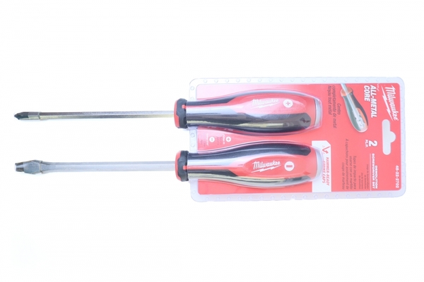 Bộ tua vít 2 mảnh có rãnh và đầu Phillips Milwaukee 48-22-2702