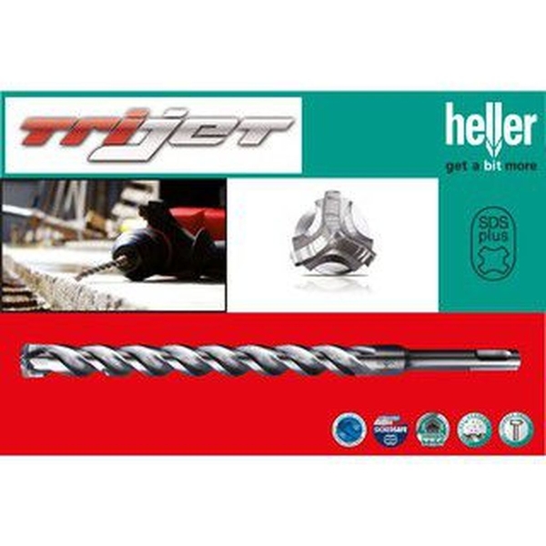 Mũi khoan bê tông 5.0x160mm Heller Trijet SDS Plus 267410