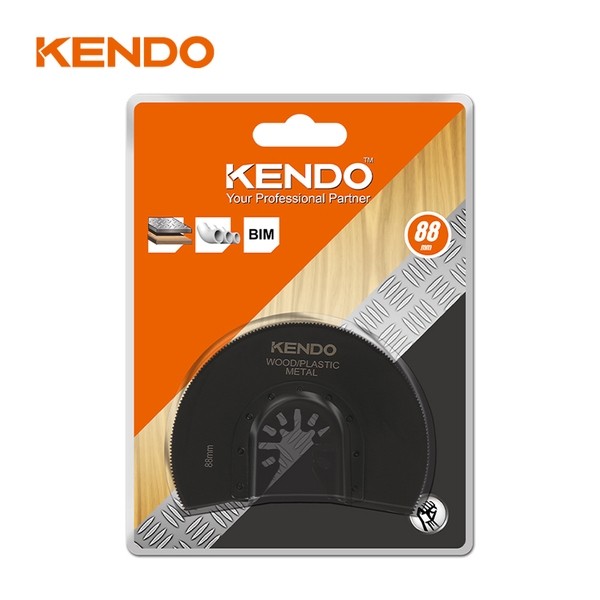 Lưỡi cắt rung (Bi-metal) hình bán nguyệt Ø88mm Kendo - 50130212