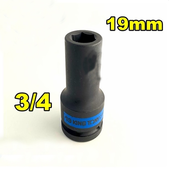 Đầu tuýp đen dài 3/4