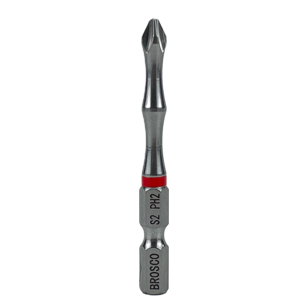 Mũi vít bake hình thân tre PH2 (65mm-150mm) bằng thép S2 Brosco