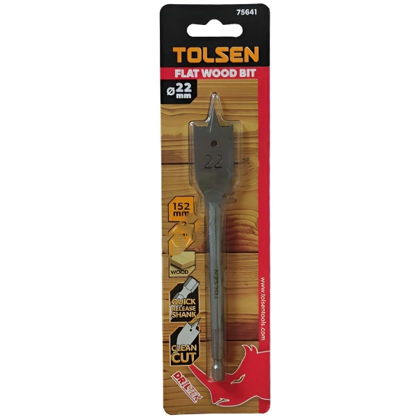 Mũi khoan gỗ đuôi cá chân lục giác 6.35mm Tolsen