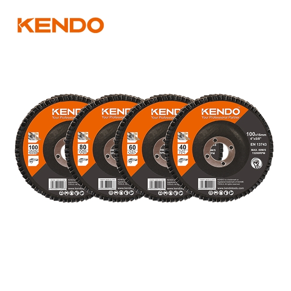 Đĩa nhám xếp Ø100×16mm Kendo