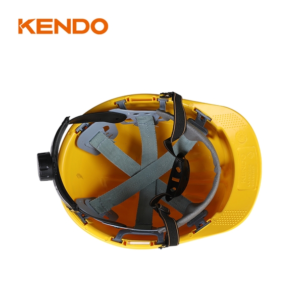 Mũ bảo hộ an toàn màu vàng bằng nhựa ABS Kendo - 76012