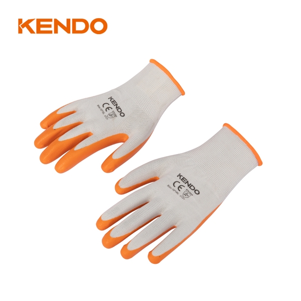 Găng tay bảo hộ tráng Nitrile size 10 inch (XL) - 76121 Kendo