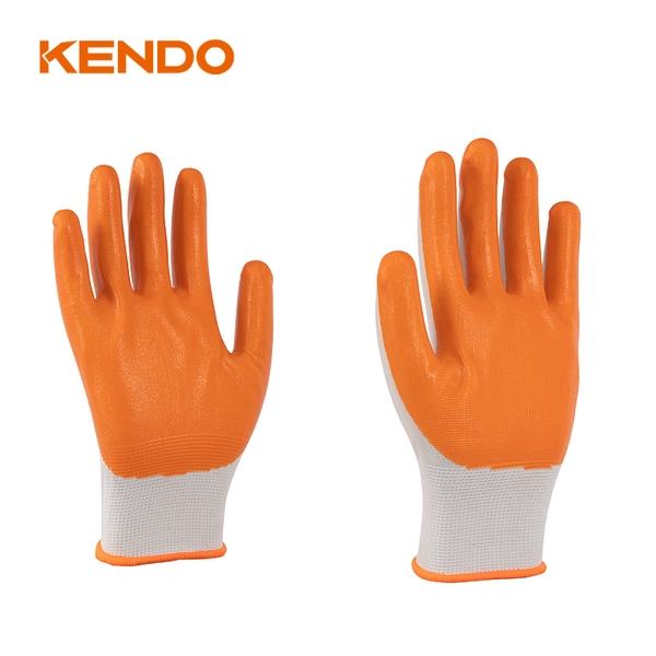 Găng tay bảo hộ tráng Nitrile size 10 inch (XL) - 76121 Kendo