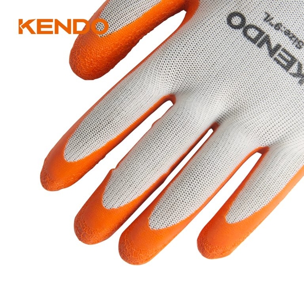 Găng tay bảo hộ tráng cao su size 9 inch (L) Kendo - 76126