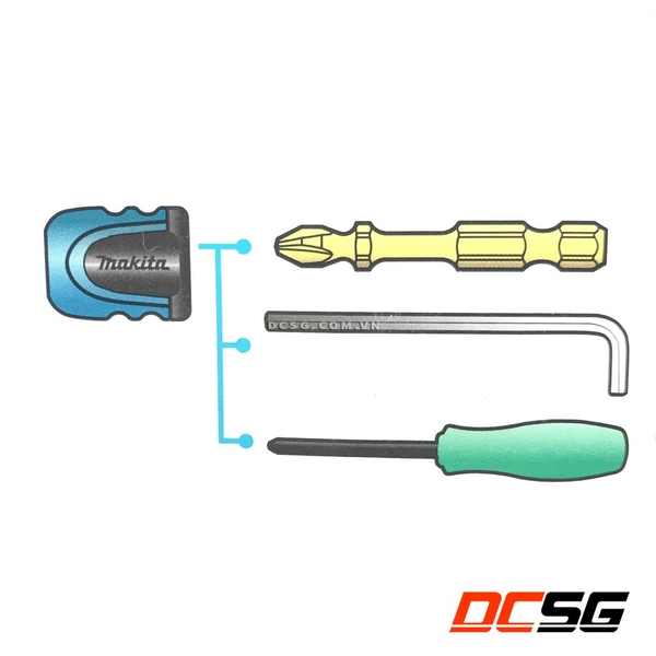 Nam châm tăng lực hút Impact Gold Makita B-42422
