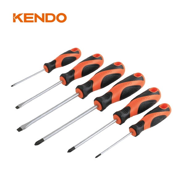 Bộ tua vít 6 cái (ba ke và dẹp) Kendo - 85114