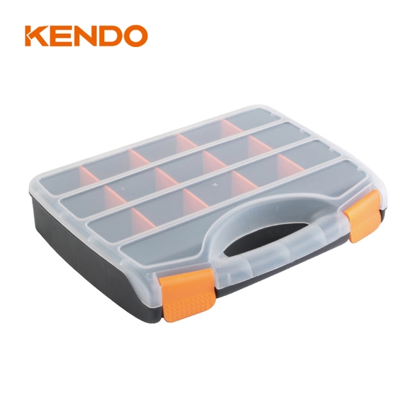Hộp nhựa đựng đồ nghề 17 ngăn kích thước 32.9 x 25.5 x 6 cm Kendo - 90224