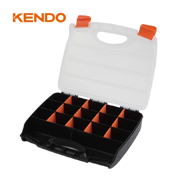Hộp nhựa đựng đồ nghề 17 ngăn kích thước 32.9 x 25.5 x 6 cm Kendo - 90224