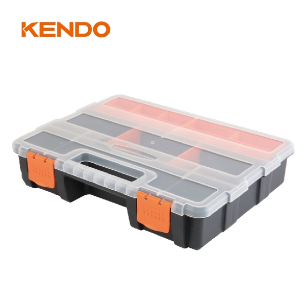 Hộp nhựa đựng đồ nghề 16 ngăn kích thước 29 x 22 x 6 cm Kendo - 90236