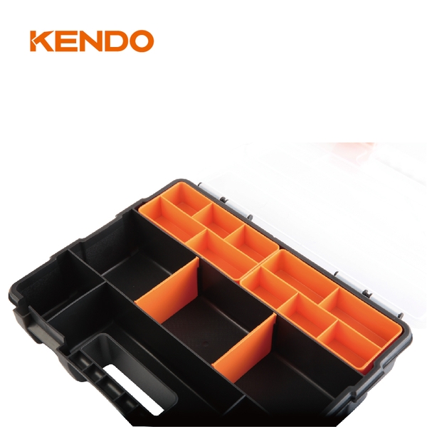 Hộp nhựa đựng đồ nghề 16 ngăn kích thước 29 x 22 x 6 cm Kendo - 90236