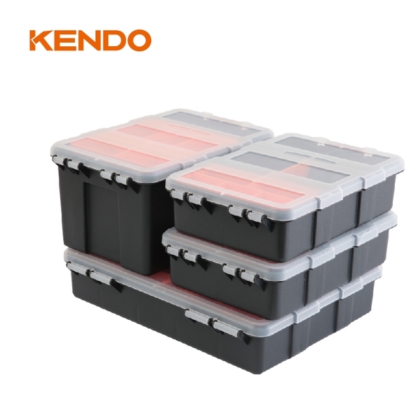 Hộp nhựa đựng đồ nghề 4 trong 1 (4 cái/bộ) Kendo - 90237