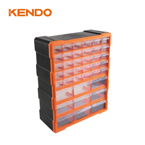 Tủ nhựa đựng linh kiện 39 ngăn kích thước 47.5 x 38 x 16 cm Kendo - 90248