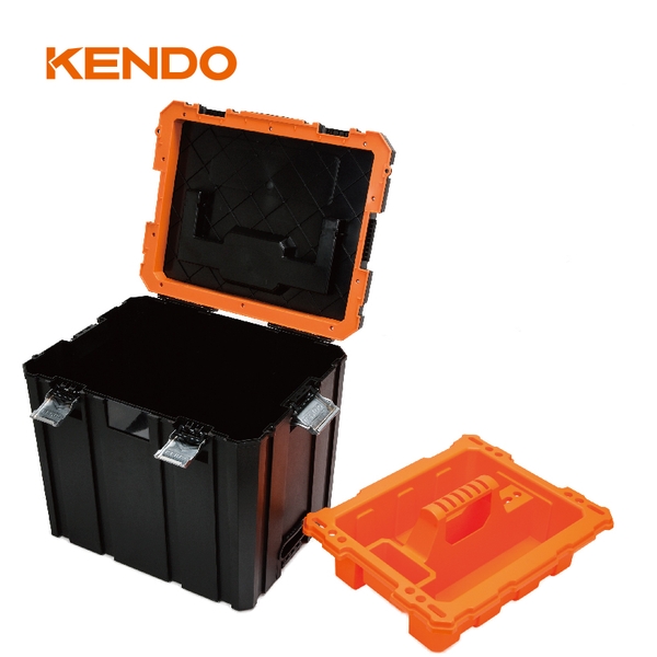 Hộp nhựa đựng dụng cụ (Size L-60L) 46 x 35.7 x 38.9 cm Kendo - 90263