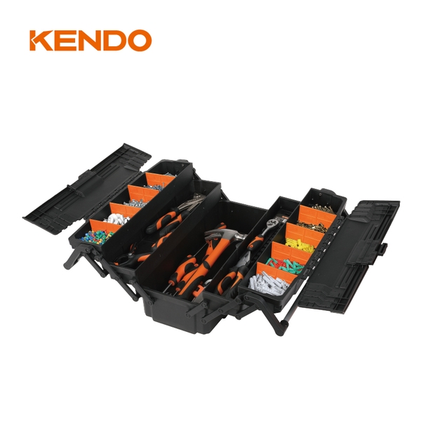 Hộp dụng cụ nhựa ngăn kéo 5 khay kích thước 46.5x22.9x20.9cm Kendo - 90275
