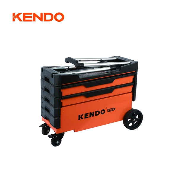 Xe đẩy dụng cụ gấp gọn kích thước 70 × 38 × 53.5 / 90 cm Kendo - 90333