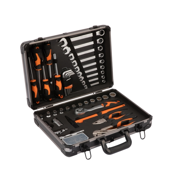 Bộ dụng cụ sửa chữa ô tô, cơ khí 76 chi tiết Kendo - 90704