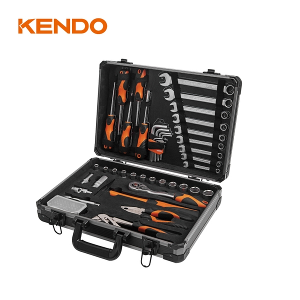 Bộ dụng cụ sửa chữa ô tô, cơ khí 76 chi tiết Kendo - 90704