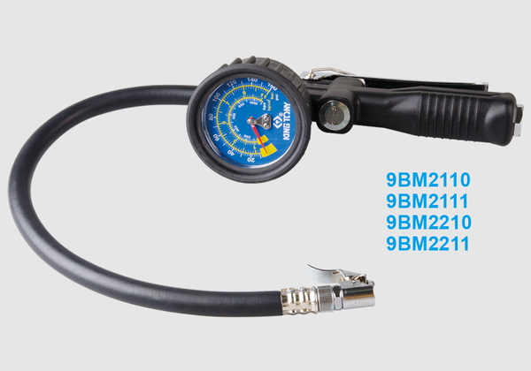 Dụng cụ bơm xe có đông hồ 300PSI Kingtony 2N302