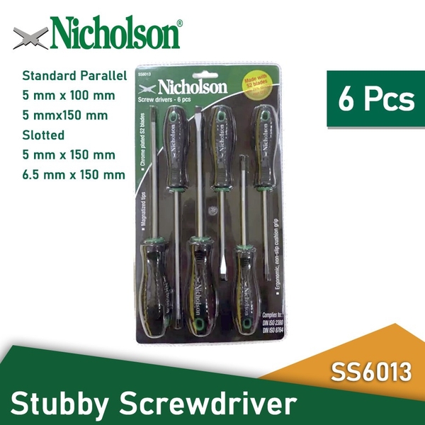 Bộ tuốt nơ vít (6 cây) Nicholson SS6013