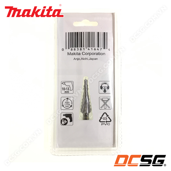 Mũi khoan bậc rãnh xoắn 4.0-12mm chuôi lục giác Makita D-46458