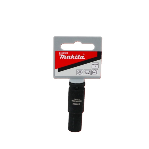 Đầu tuýp đen dài thép CR-MO 3/8