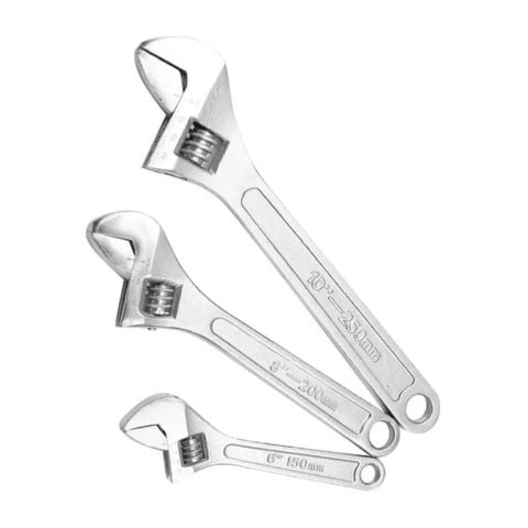 Bộ 3 mỏ lết cán trơn 6'',8'',10'' Tolsen 15007