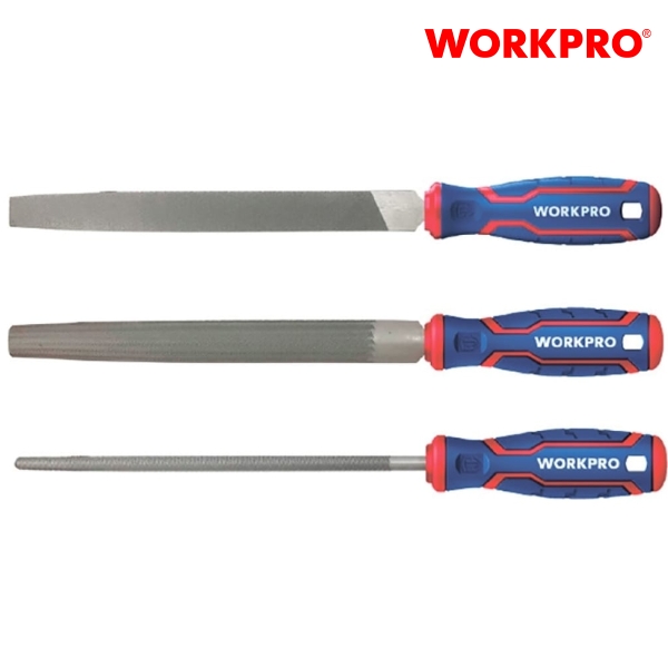 Bộ giũa, kích thước 8 inches (200mm) (1 SET = 3 cái)  Workpro WP201702