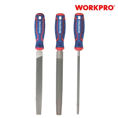 Bộ giũa, kích thước 8 inches (200mm) (1 SET = 3 cái)  Workpro WP201702