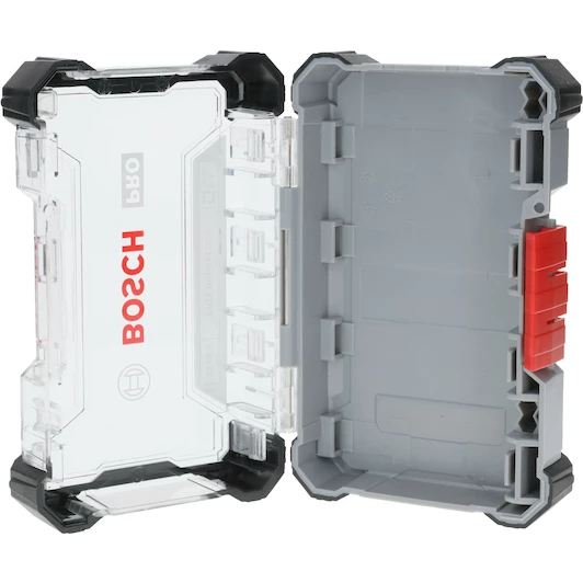 Hộp đựng mũi vặn vít và mũi khoan Pick & Click 2 mặt Bosch 2608522363