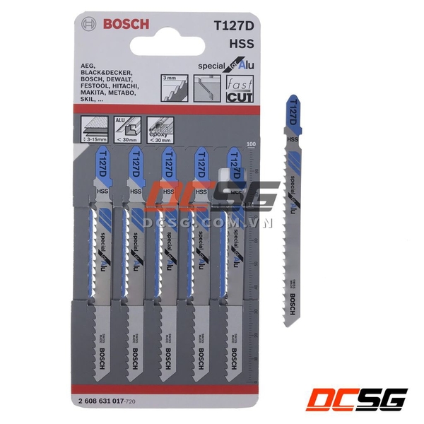 Lưỡi cưa lọng cắt nhôm Bosch T127D