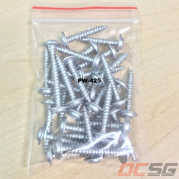 Ốc vít bắt tường, bê tông 4.0x25mm đầu dù, không tắc kê (37 cái) Unika PW-425-SDN