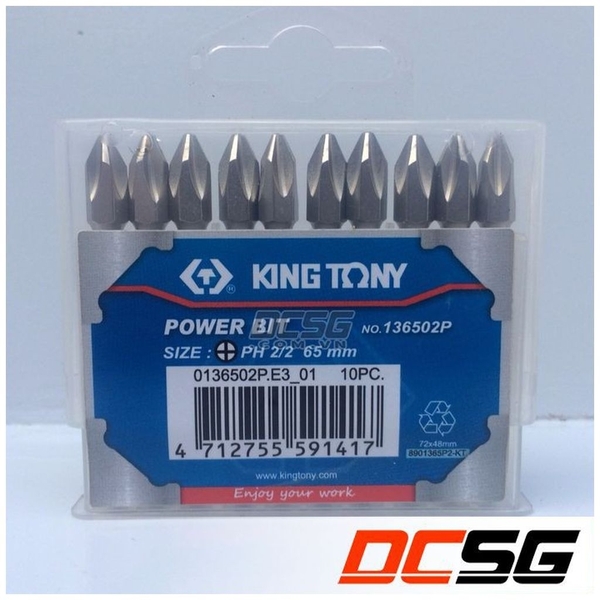Mũi vít PH2x65mm Kingtony 136502P