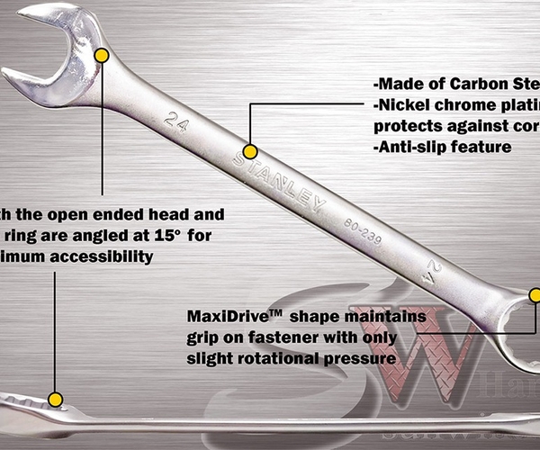 Cờ lê vòng miệng 24mm Stanley 80-239